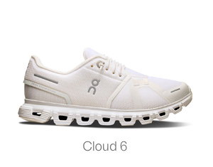 Women's Cloud 6 Athletic Sneakers White