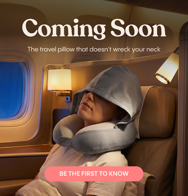 The travel pillow that doesn't wreck your neck