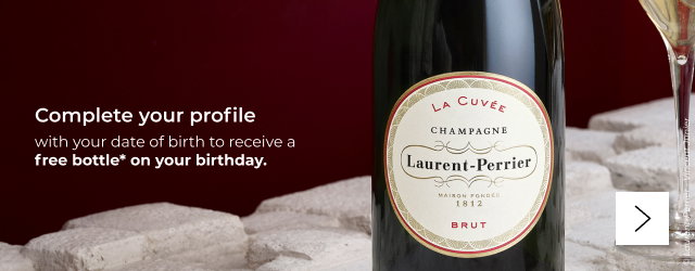 Complete your profile with your date of birth to receive a free bottle* on your birthday.