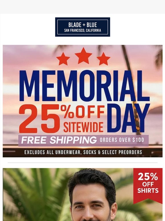 25% OFF & FREE SHIPPING!