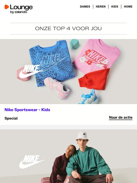 Nike Sportswear, GAP & LIU JO staan voor je klaar