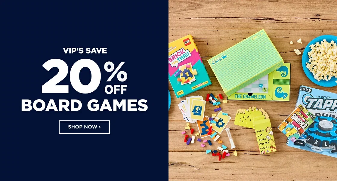 20% off BOARD GAMES