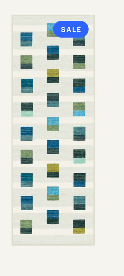 Pezzo Teal Rug