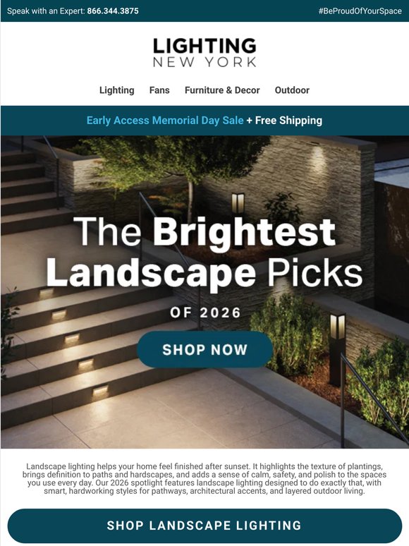 Memorial Day Early Access is Here 🤩 + The Best Landscape Lighting for 2026