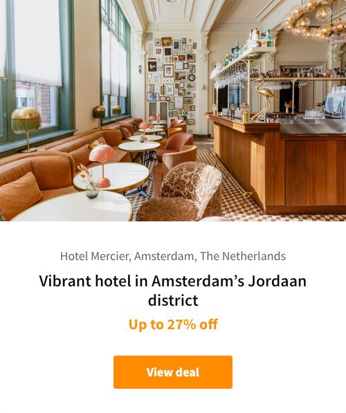 Vibrant hotel in Amsterdam%27s Jordaan district