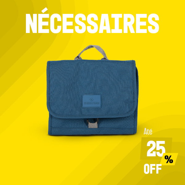 Nécessaires com até 25% OFF