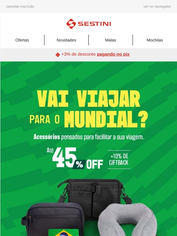 Acessórios indispensáveis para quem vai ao mundial! 💚💛