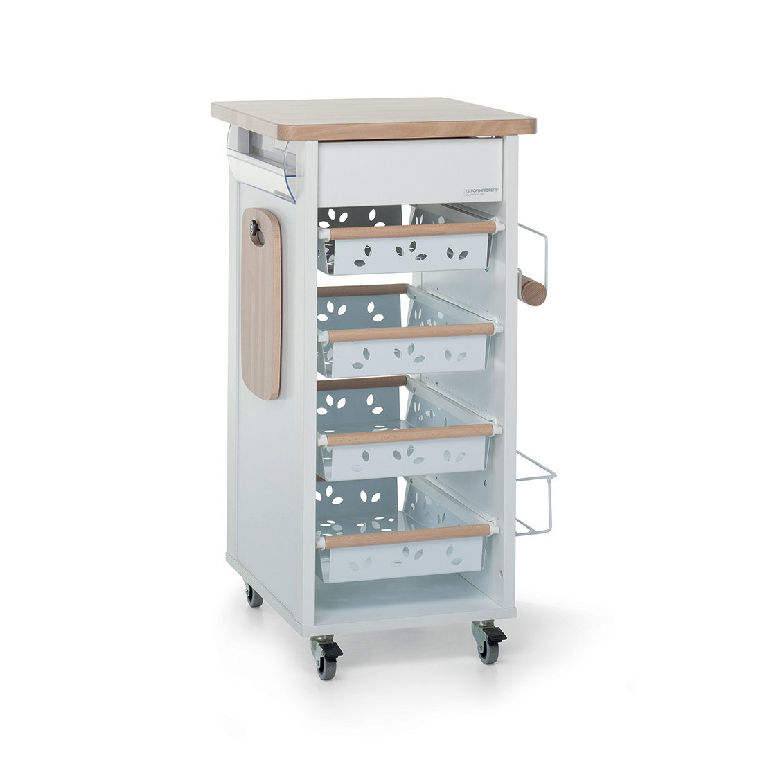 Image of Carrello da cucina in legno Bistrot