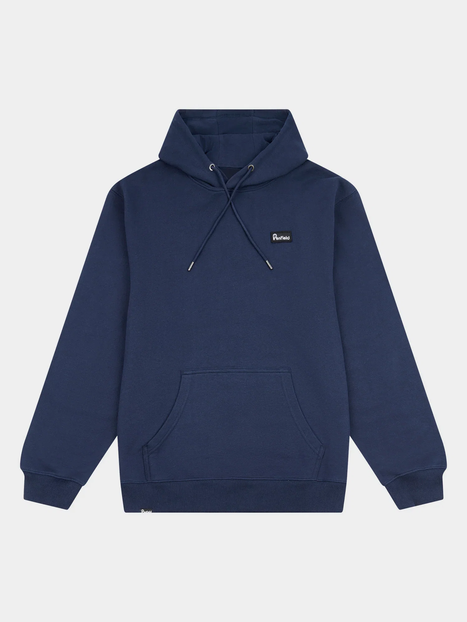Image of Badge Hoodie in Navy Blue