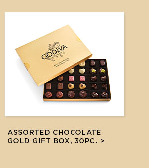 Assorted Chocolate Gold Gift Box, 30pc.