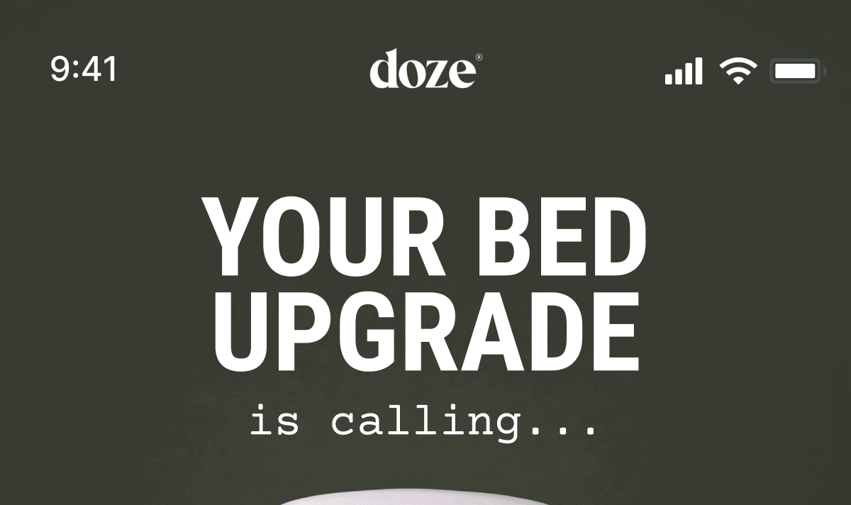 Your bed upgrade is calling
