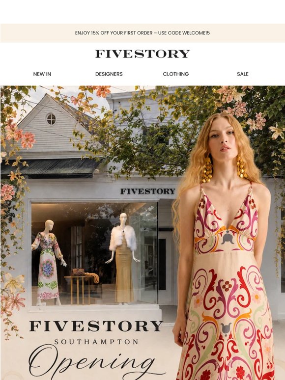FIVESTORY Southampton Opens Memorial Day Weekend