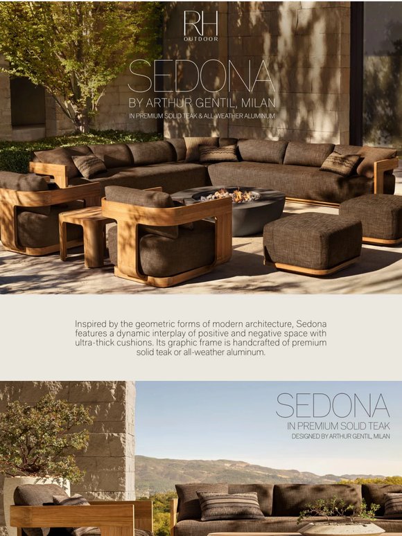 Discover the Sedona Collection. Contemporary Outdoor Designs.