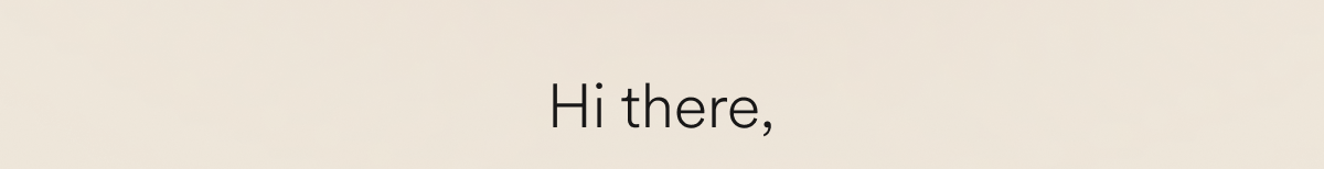 Hi there,