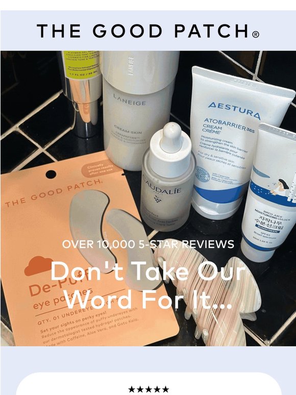 10,000+ Five-Star Reviews