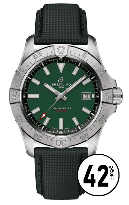 Avenger Automatic 42 Green Dial & Strap Men's Watch A17328101L1X1