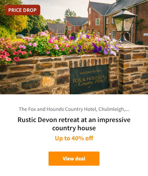 Rustic Devon retreat at an impressive country house