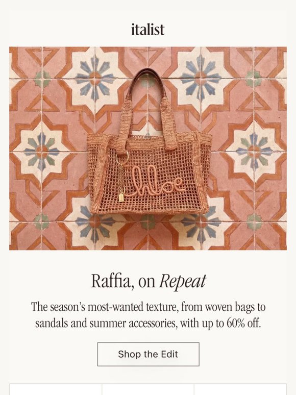 The Raffia You’ll Wear All Summer