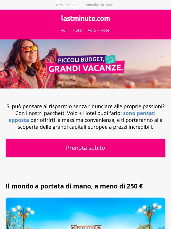 Viaggia di più, spendi di meno
