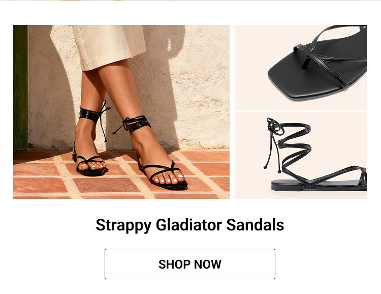 Strappy Gladiator Sandals