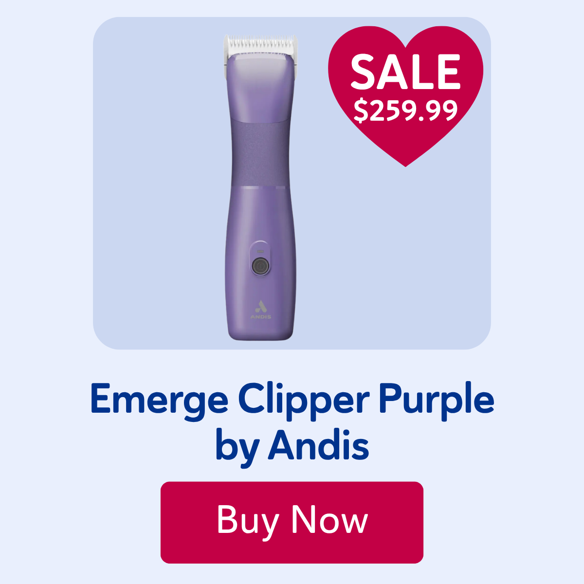 Emerge Clipper Purple by Andis