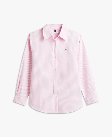 Relaxed Fit Flag Embroidery Oxford Shirt
