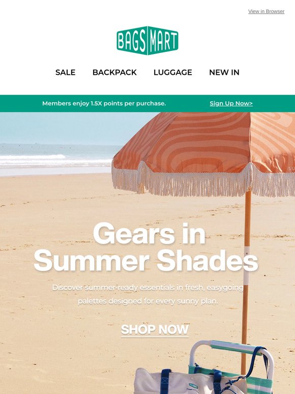 Summer Bags, Summer Shades