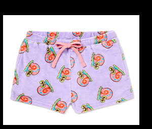 SpongeBob SquarePants Gary Plush Lounge Shorts