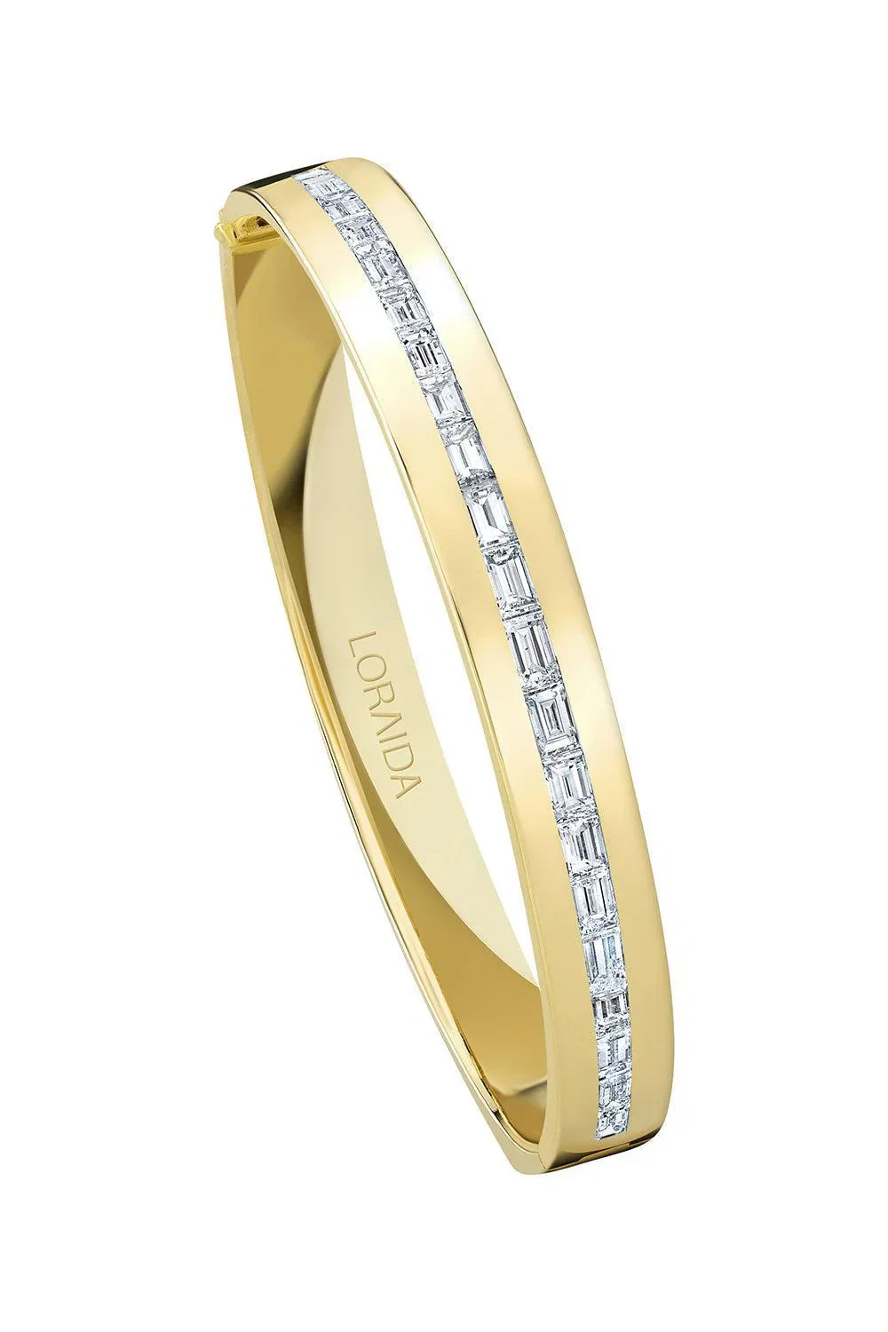 Image of medium infinity pave bangle