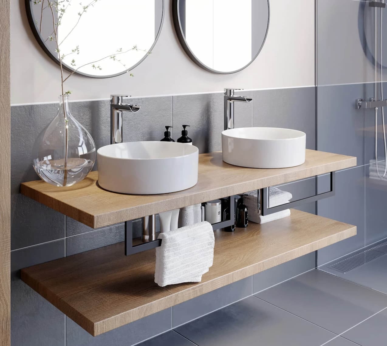 Big style for small bathrooms