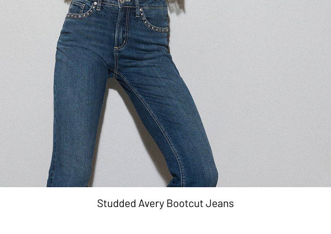 Studded Avery Bootcut Jeans