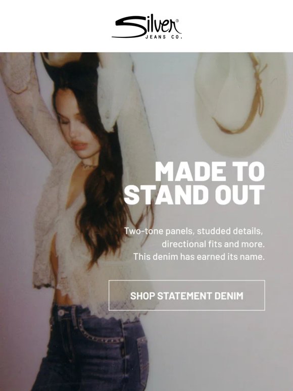 New In: Statement Denim
