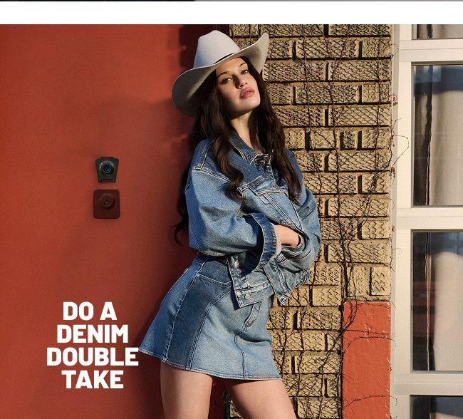Do a denim double take