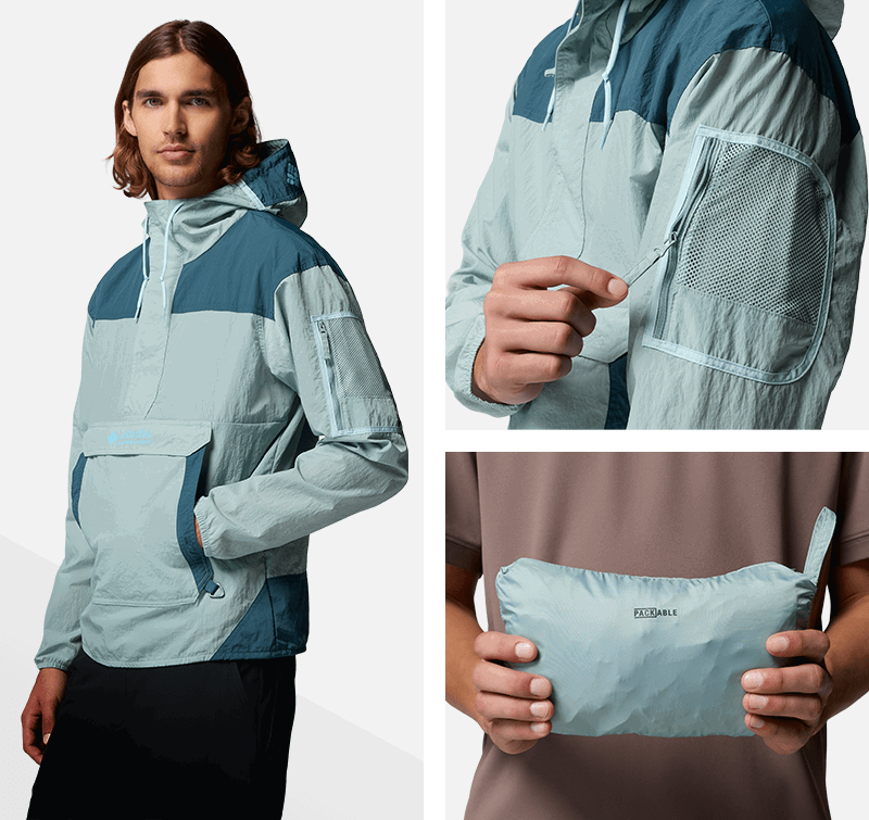 Anorak cortavientos Challenger™ para hombre