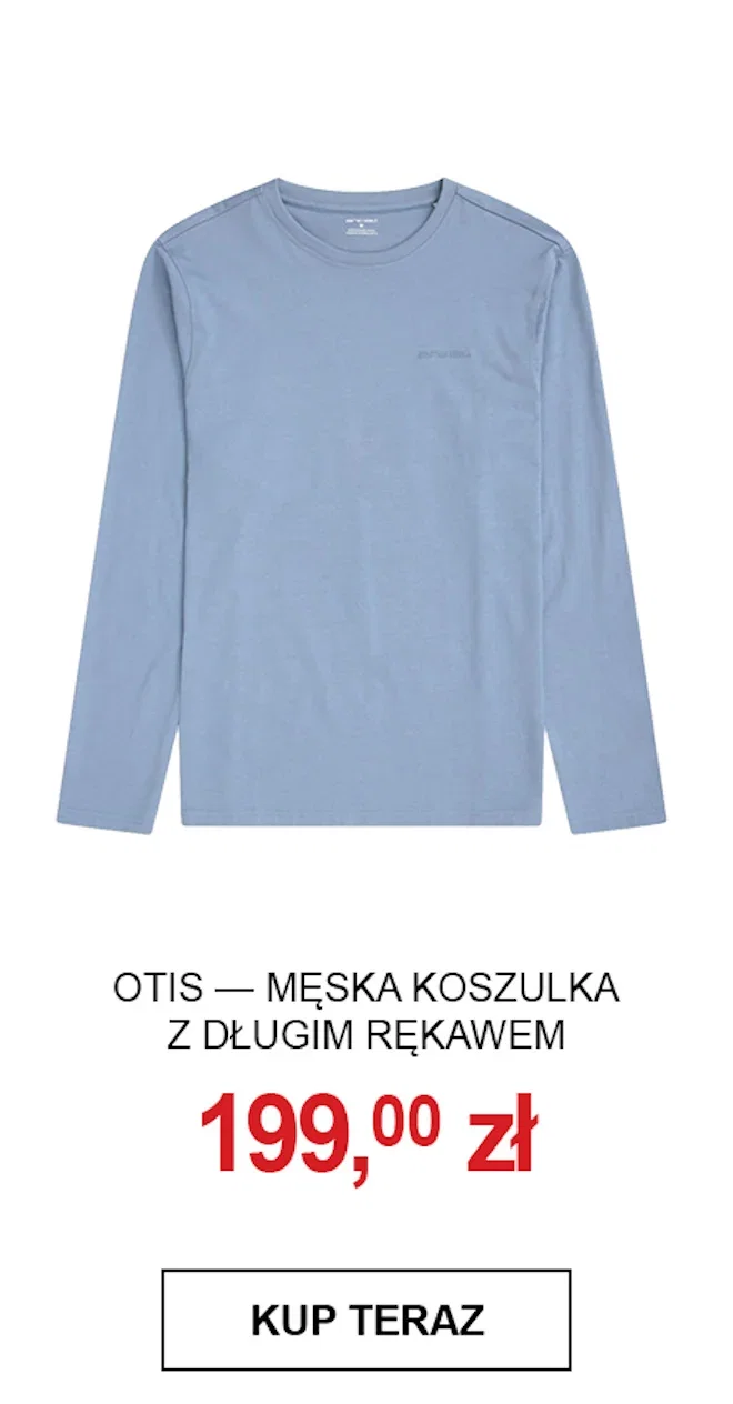Otis — męska koszulka z długim rękawem
