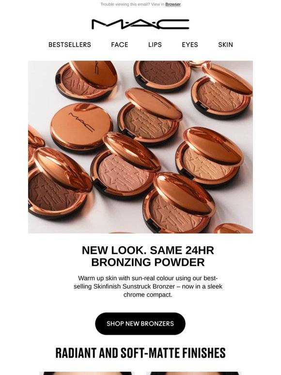 New look, same Sunstruck Bronzer