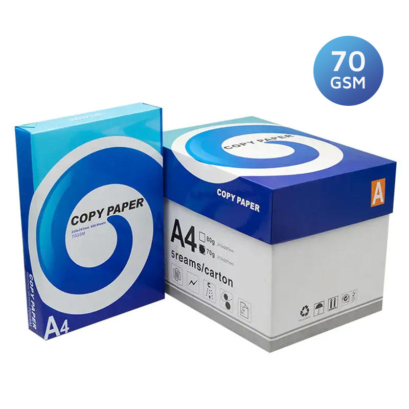 Image of White A4 Copier Printing Paper 70gsm 5 Reams of 500 sheets
