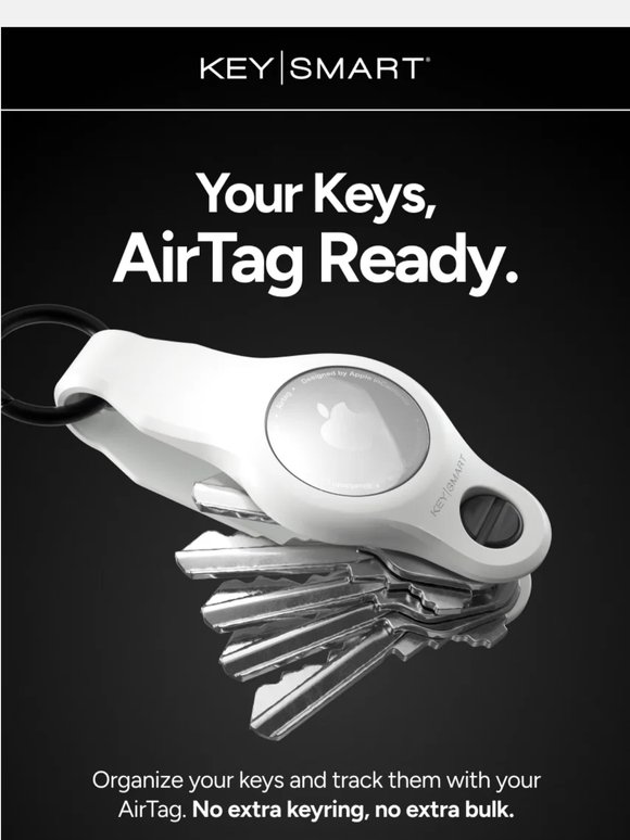 Your Keys, AirTag Ready.