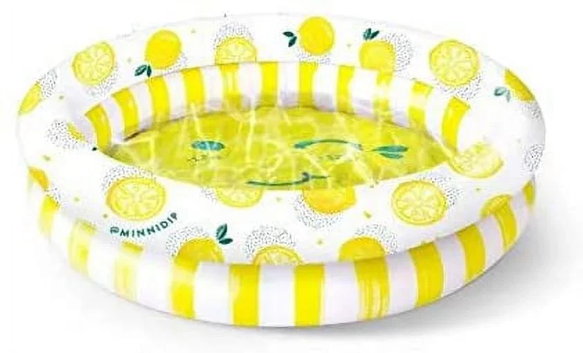 Image of Minnidip 4ft Splash of Citrus Minni-Minni Pool, Non Toxic, Drain Plug, Heavyweight/Durable