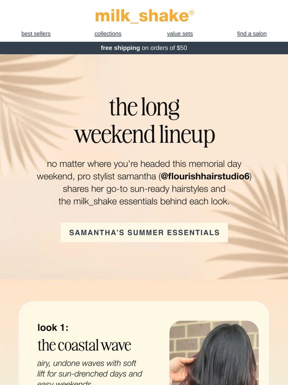 summer-ready hair, styled like a pro 🤩