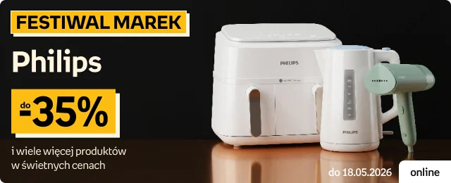 Philips do -35% i wiele więcej produktów w świetnych cenach | online do 18.05.2026