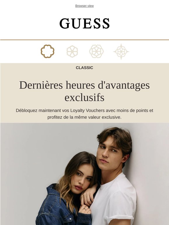 Dernières heures: débloquez vos Loyalty Vouchers avec moins de points