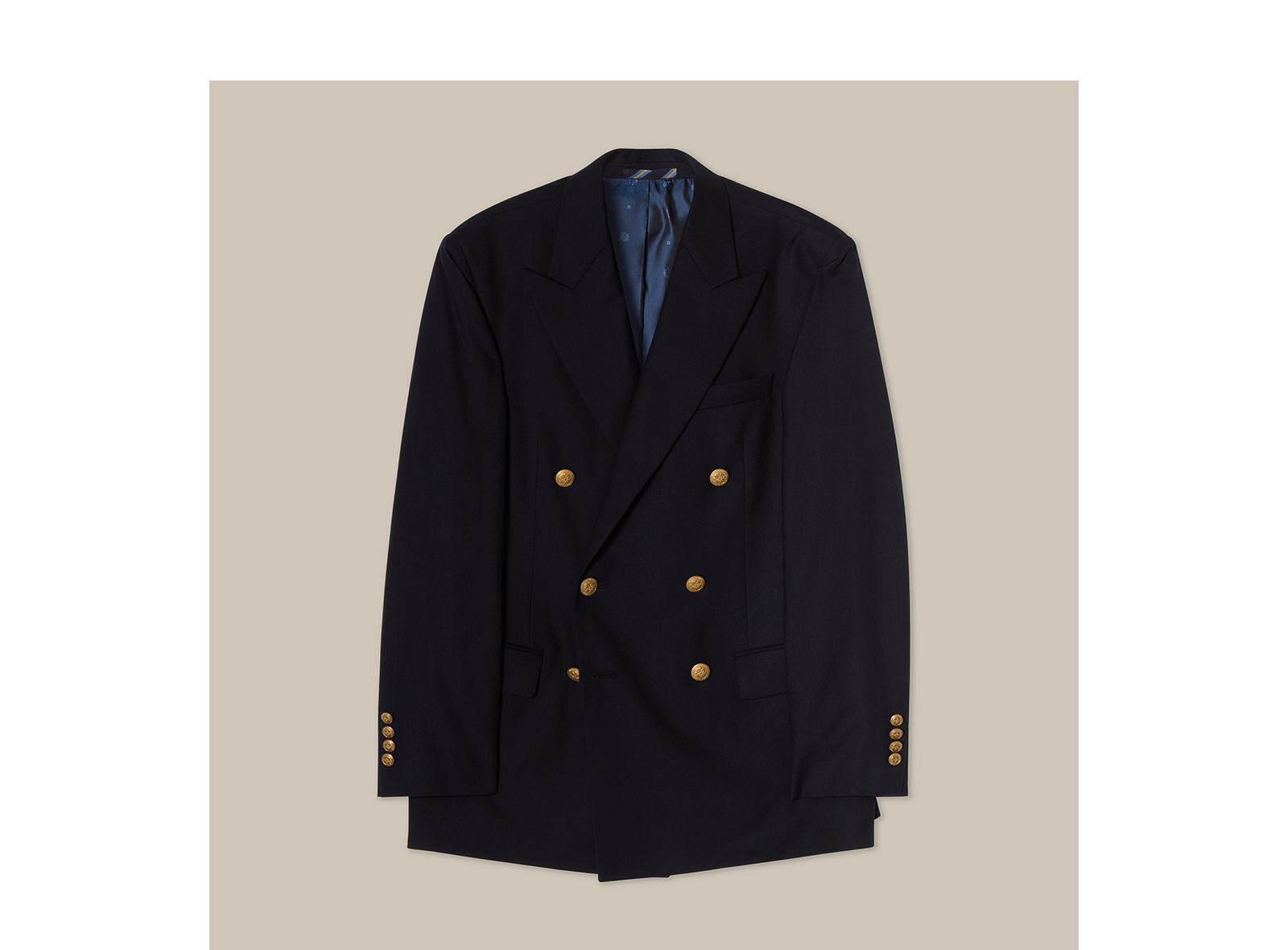 HOWELL DOUBLE BREASTED WOOL BLAZER