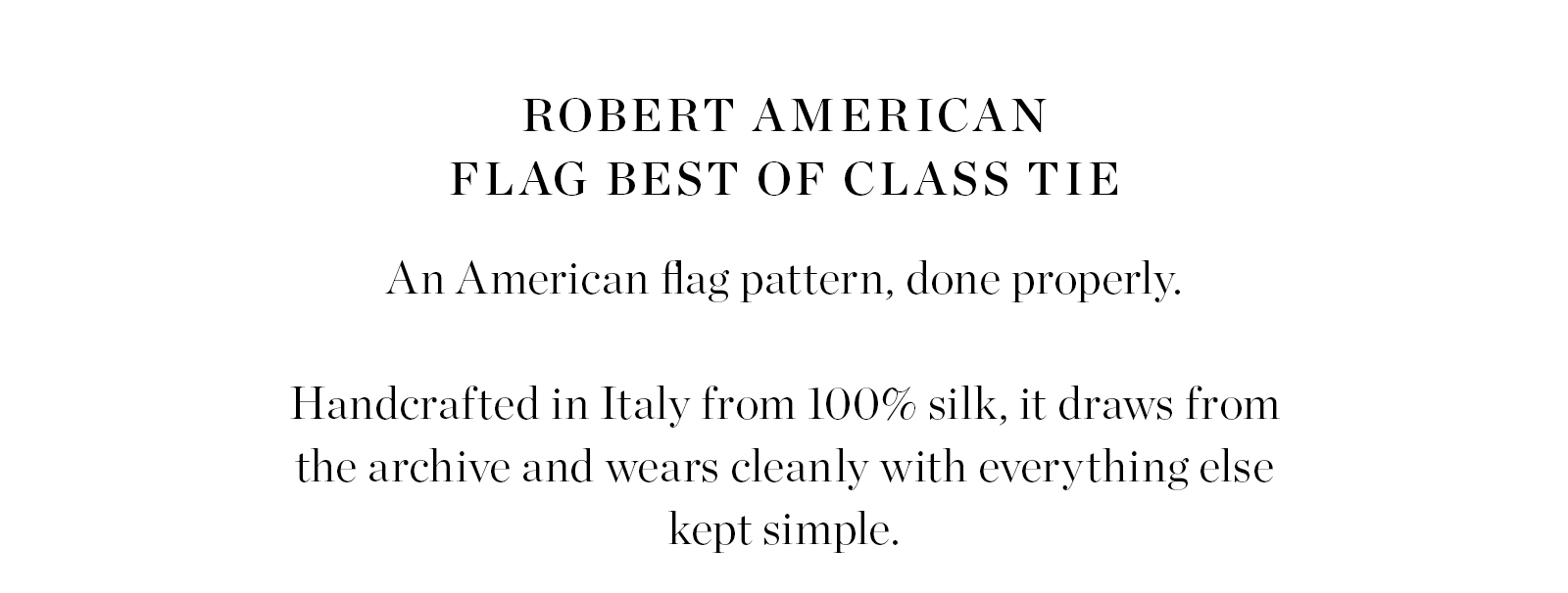 AN AMERICAN FLAG PATTERN, DONE PROPERLY.