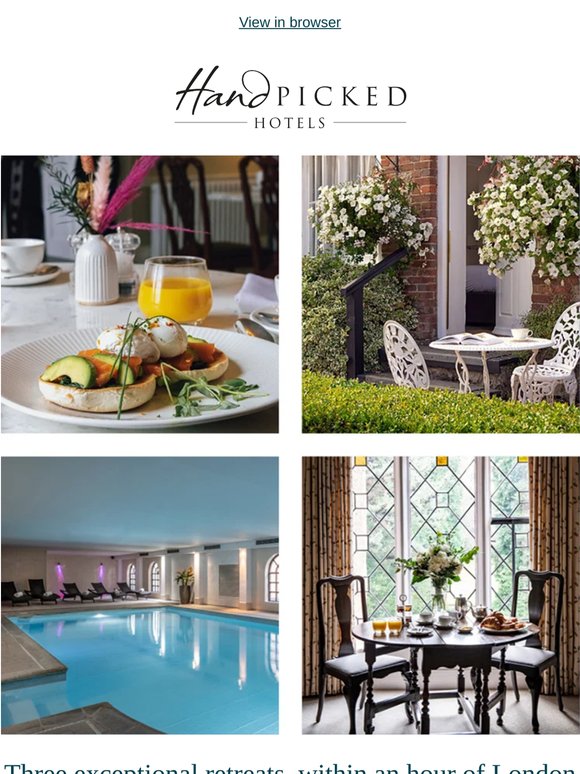 Three hotels, three distinct London escapes