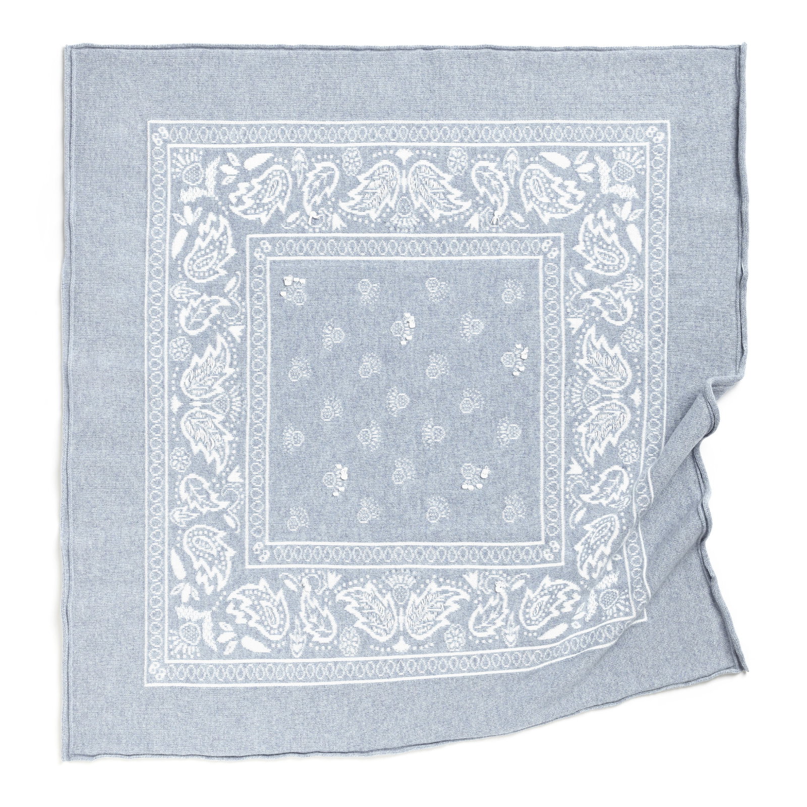 Image of Bandana en cachemire et coton