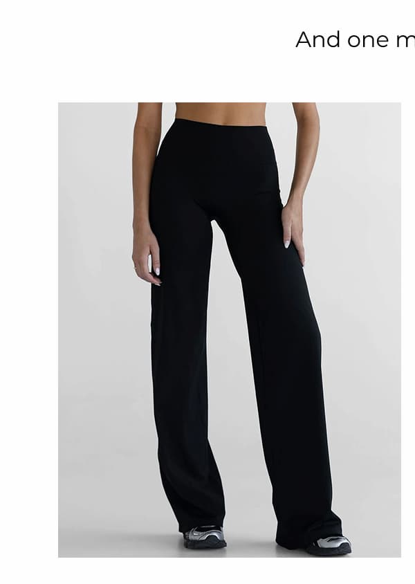 TALL SCULPT WIDE LEG - BLACK 