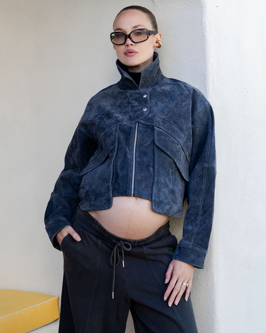 EMMA UTILITY SUEDE JACKET