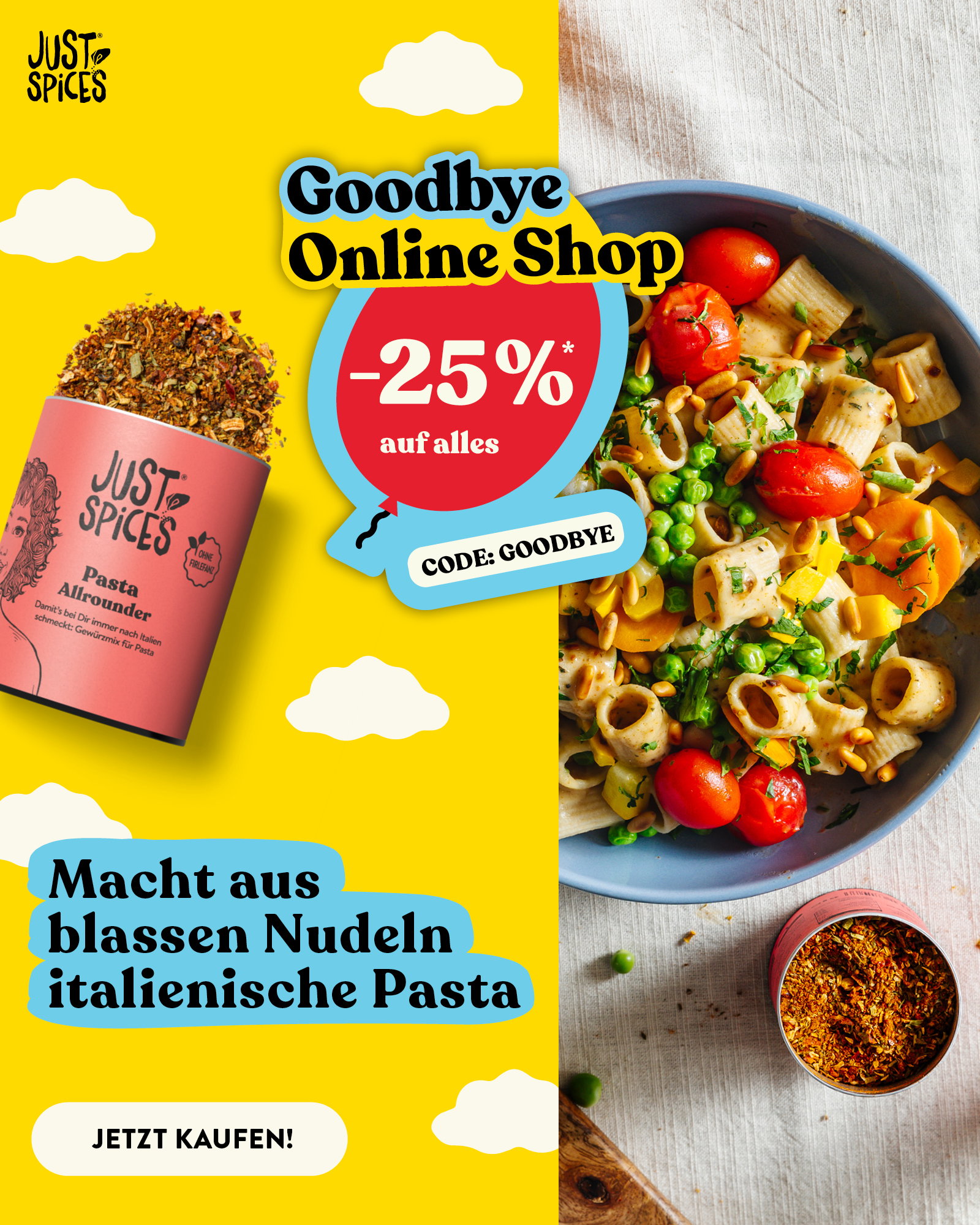 Goodbye Online-Shop -25% Rabatt