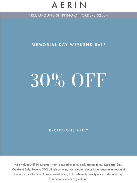 Early Access: 30% Off